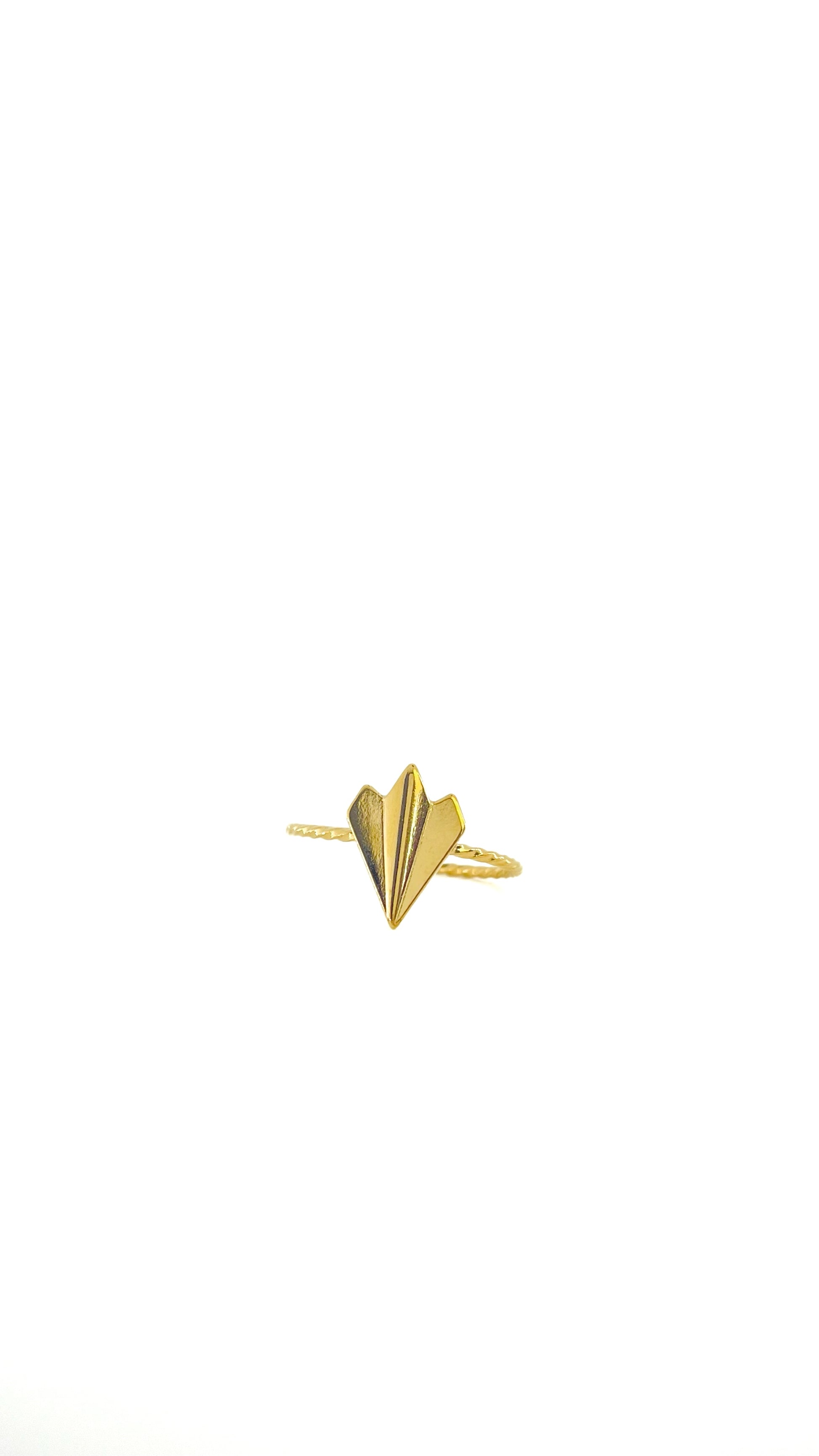 Bague - Avion en Papier