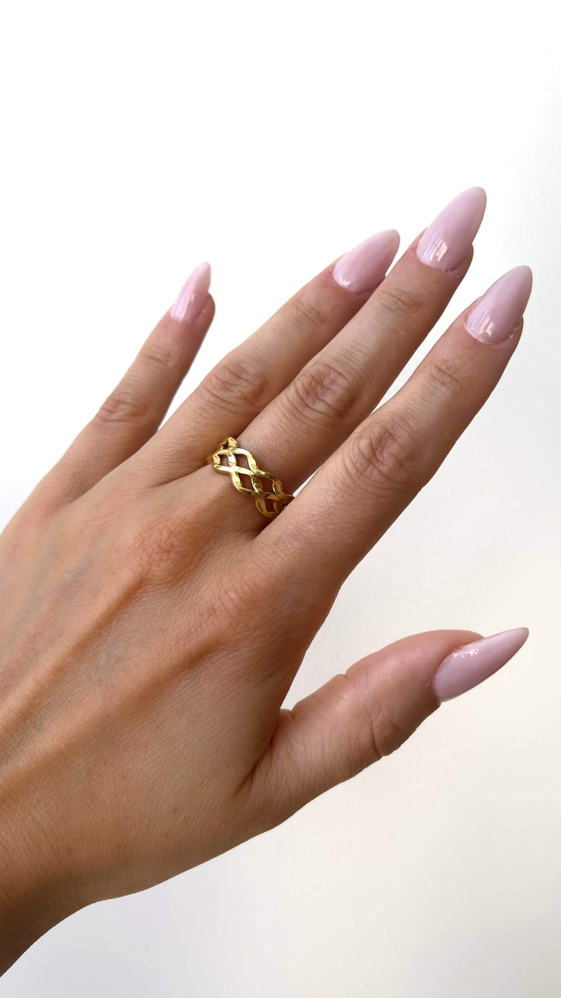 Bague - Tresse Dorée