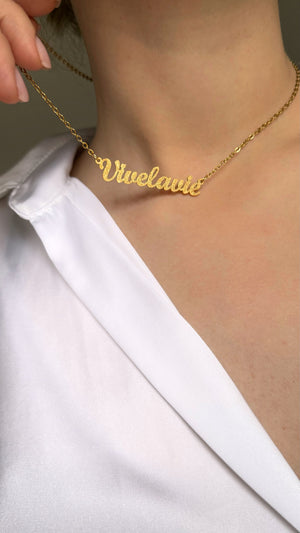 Personalized Chain - Glitter Style