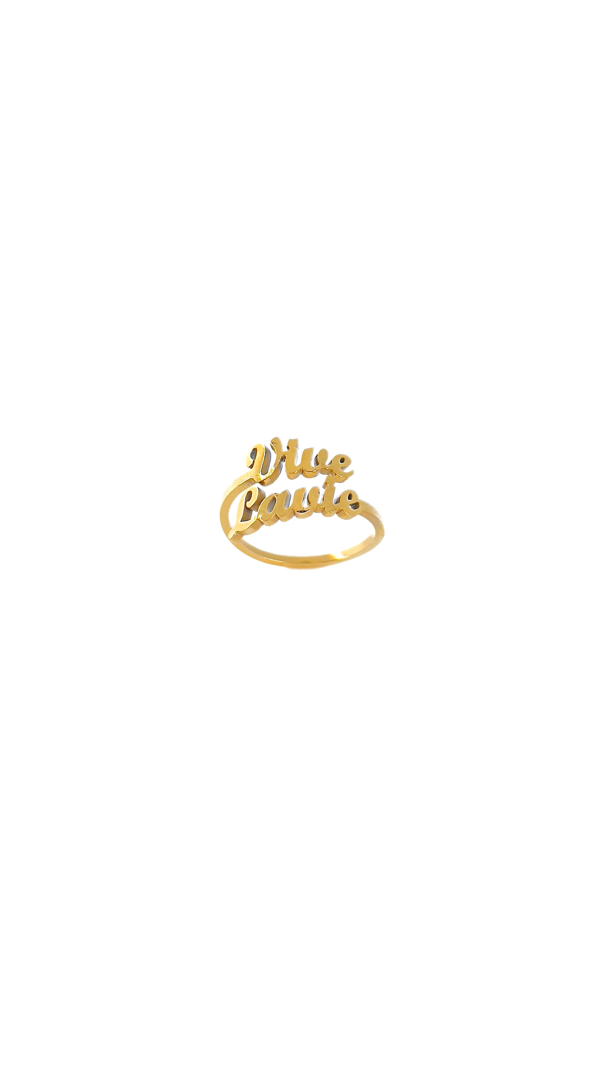 Bague Personnalisée - Deux Prénoms