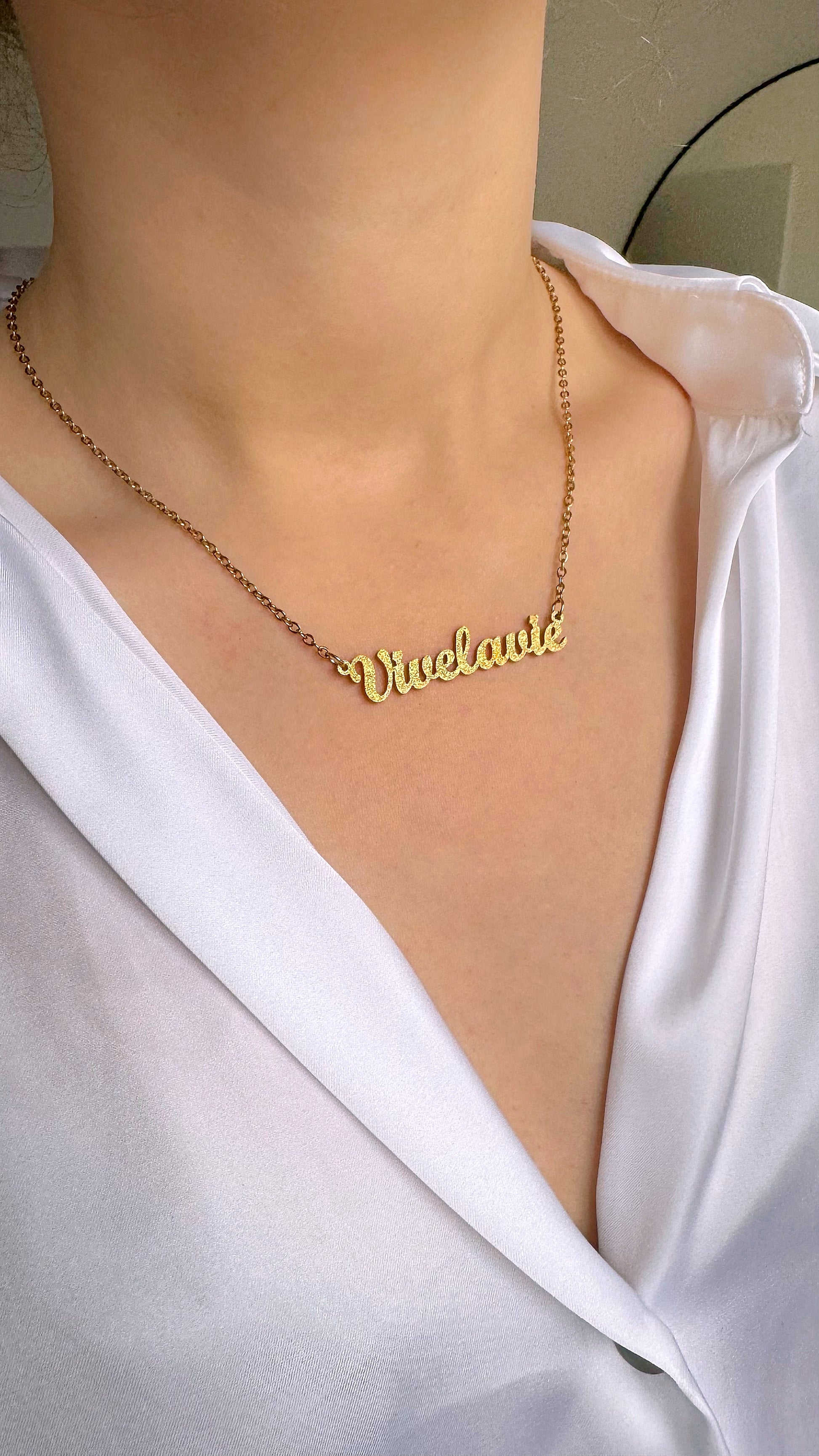 Chaîne Personnalisée - Style Pailleté