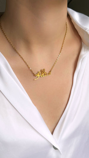 Personalized Chain - Heart Style 