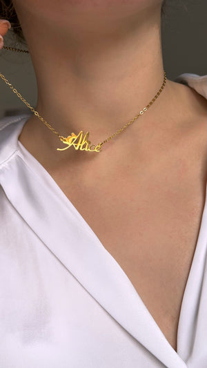 Personalized Chain - Heart Style 