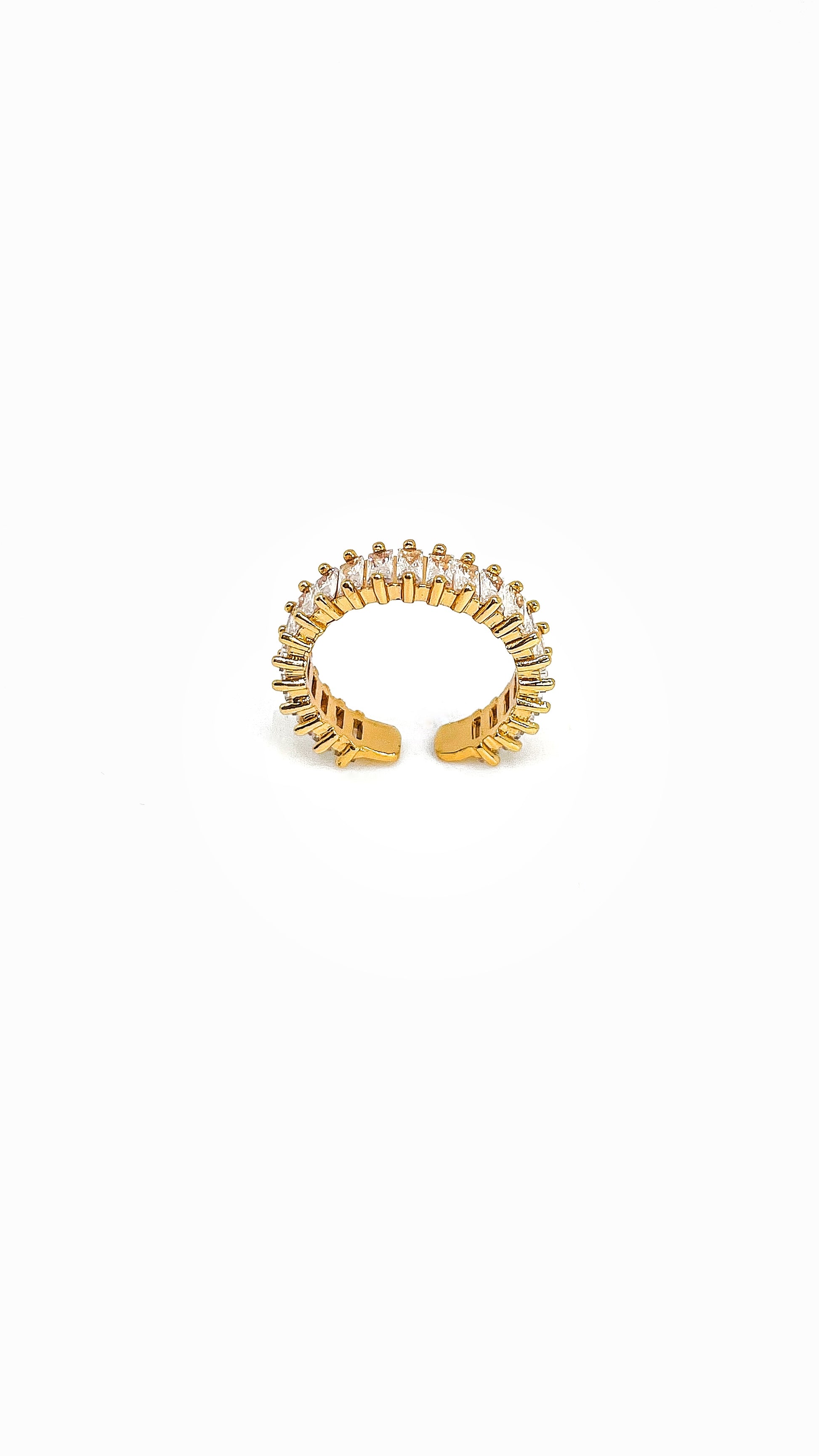 Bague - Couronne - Blanc