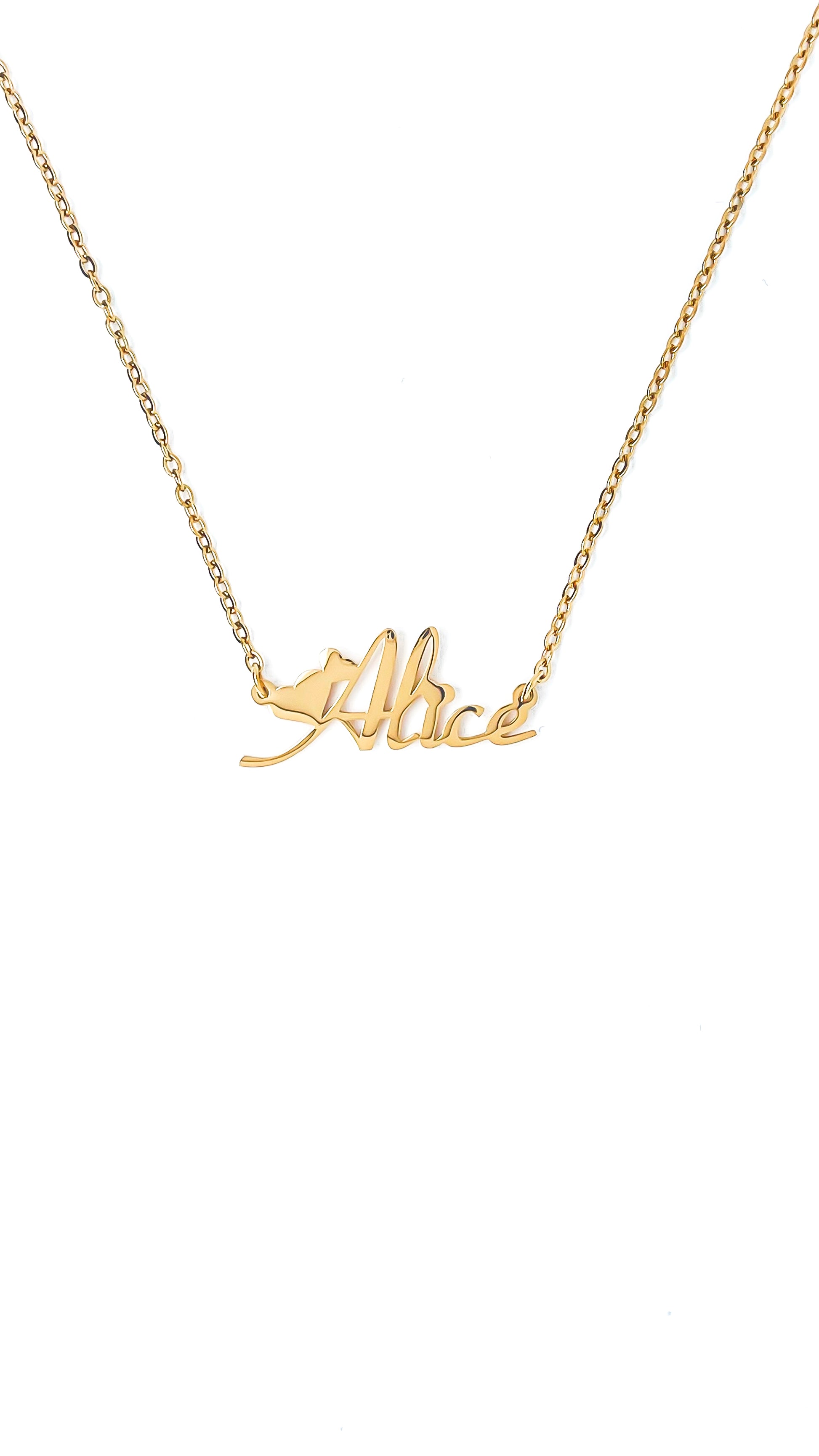 Chaîne Personnalisée - Style Coeurs