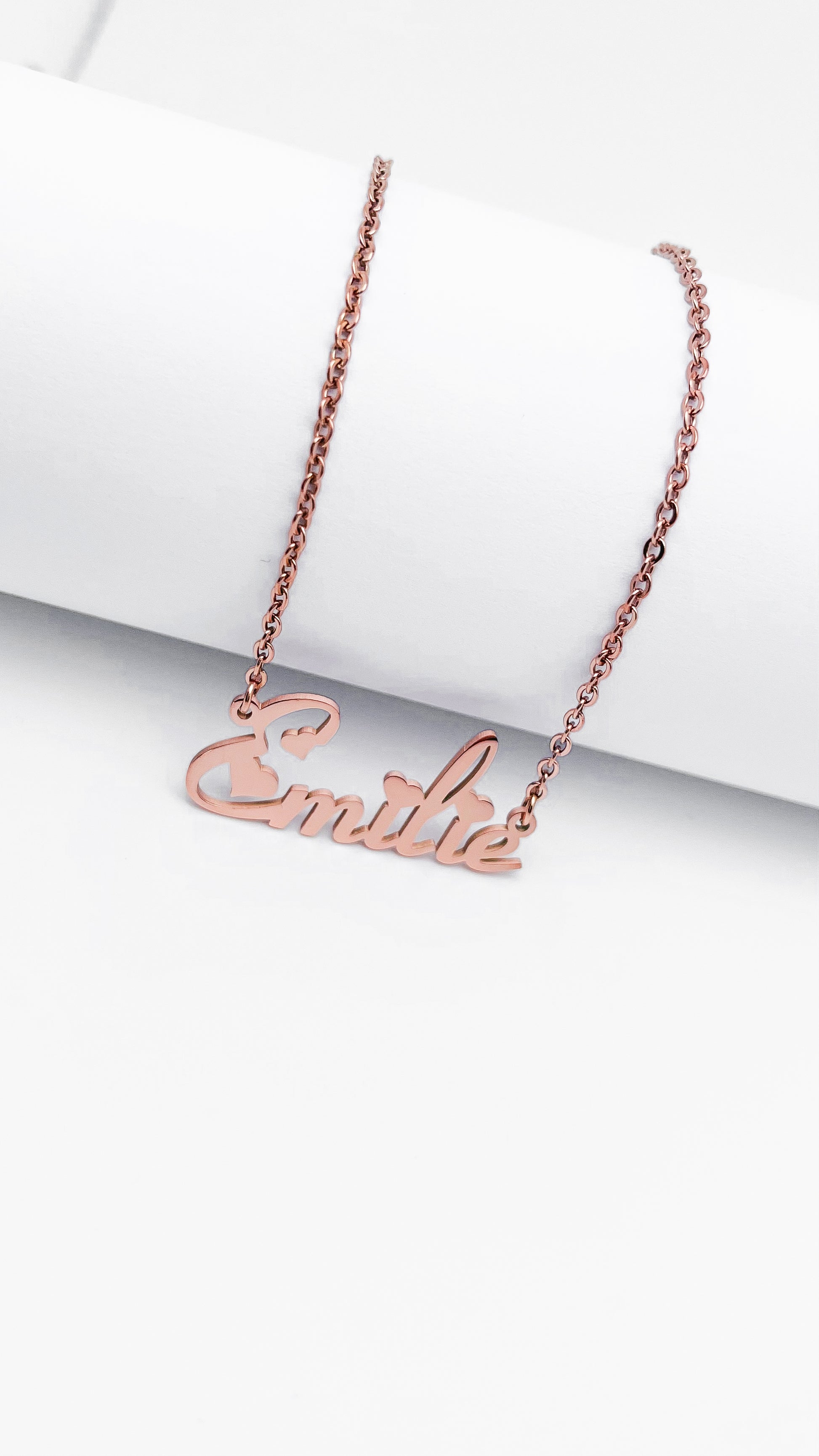 Chaîne Personnalisée - Style Coeurs