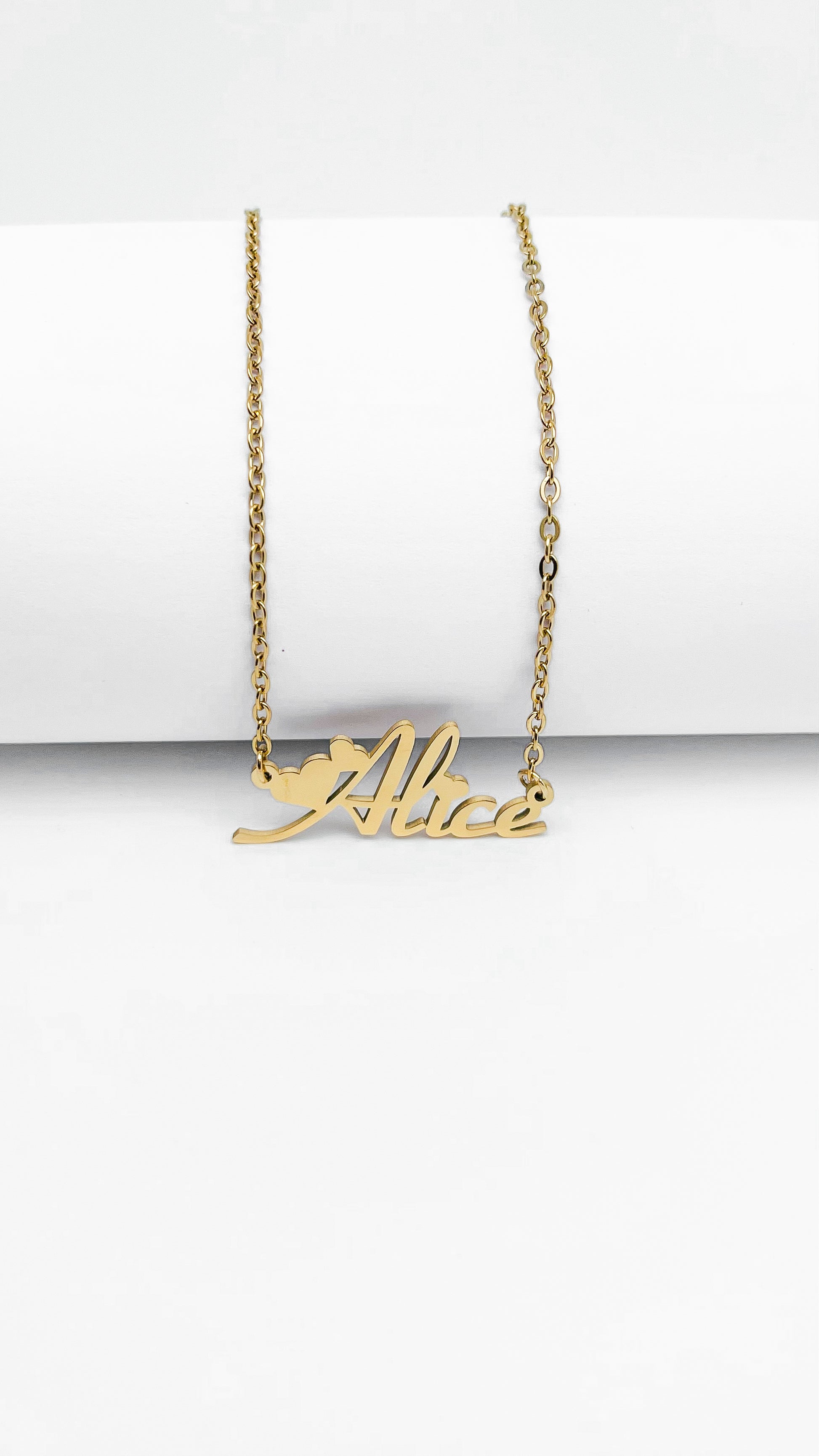 Chaîne Personnalisée - Style Coeurs