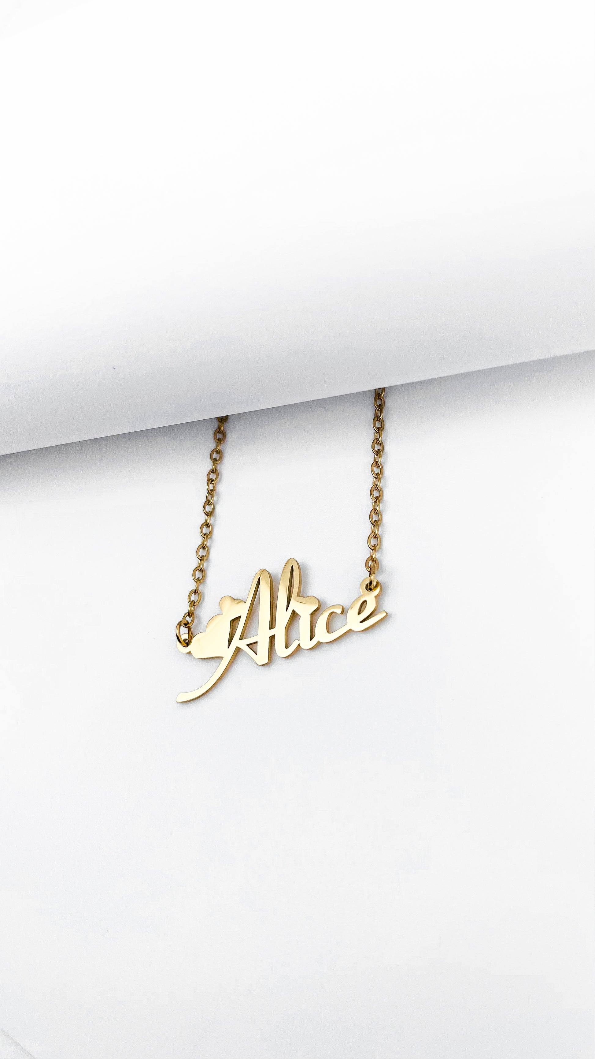 Chaîne Personnalisée - Style Coeurs