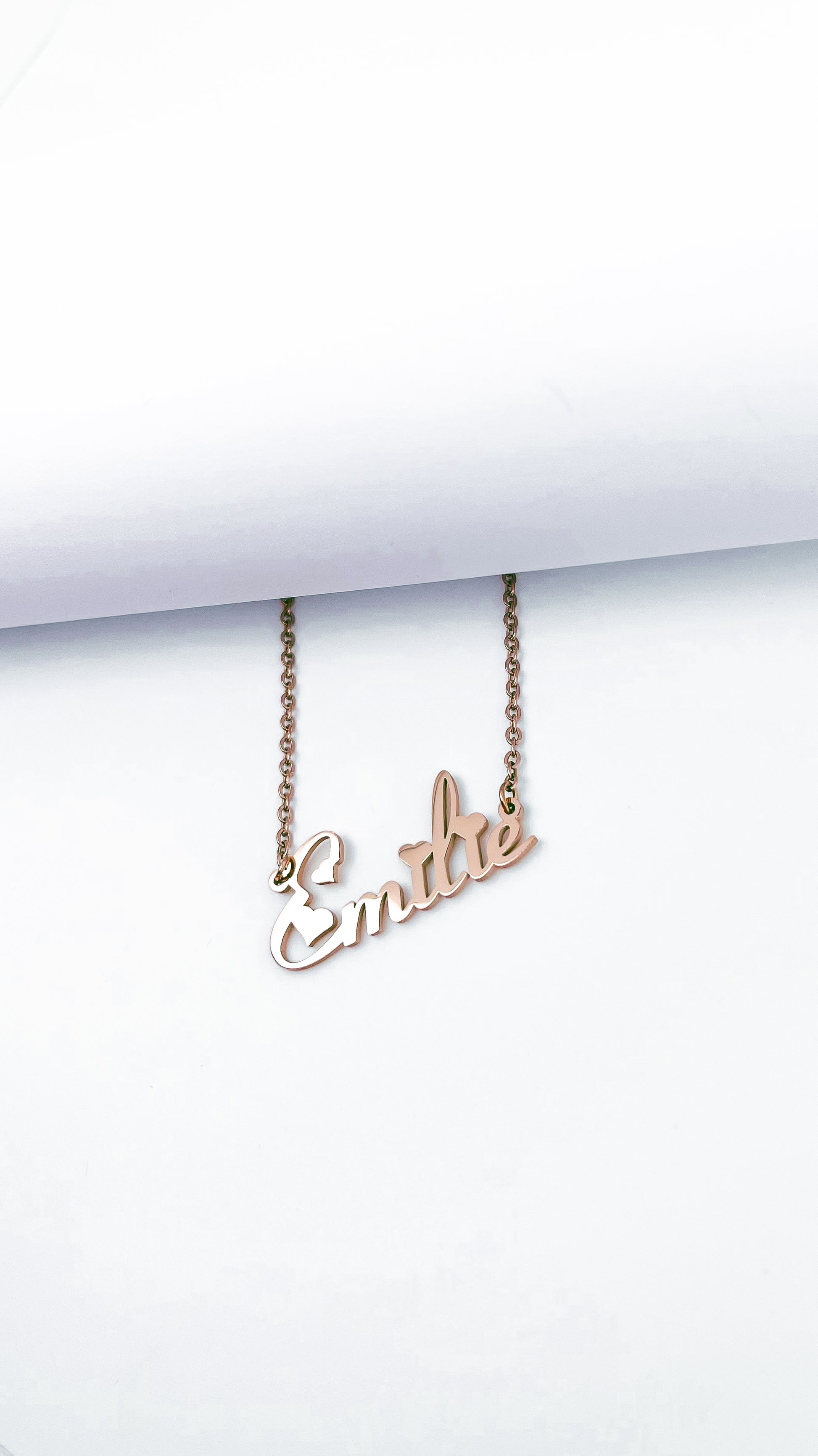 Chaîne Personnalisée - Style Coeurs