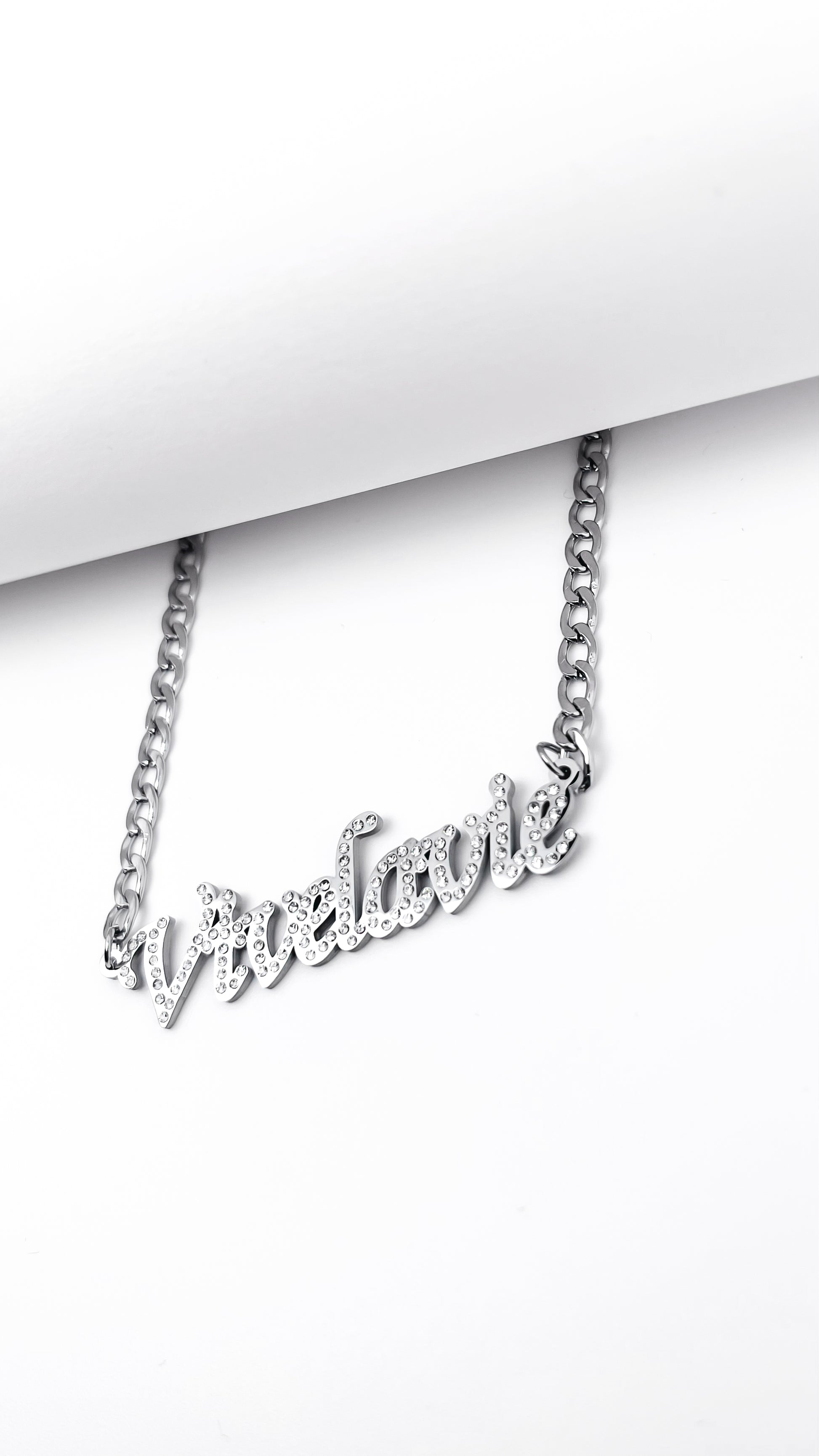 Chaîne Personnalisée - Style Diamants